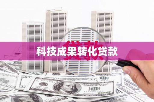 柳东科技成果转化贷款