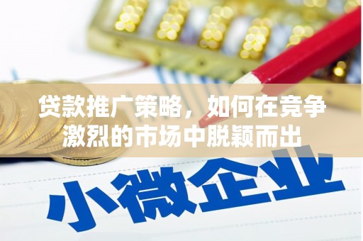 柳东贷款推广策略，如何在竞争激烈的市场中脱颖而出