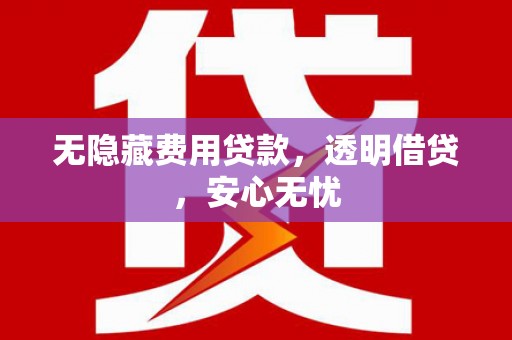 柳东无隐藏费用贷款，透明借贷，安心无忧