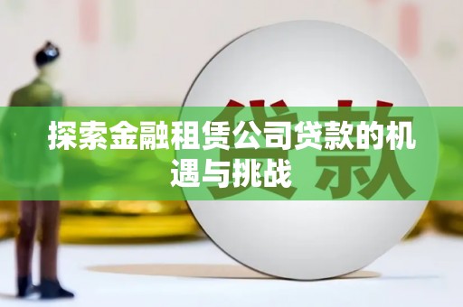 柳东探索金融租赁公司贷款的机遇与挑战