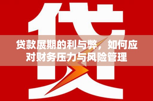柳东贷款展期的利与弊，如何应对财务压力与风险管理