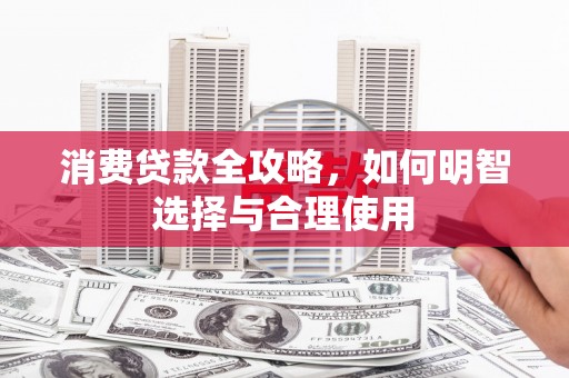 柳东消费贷款全攻略，如何明智选择与合理使用