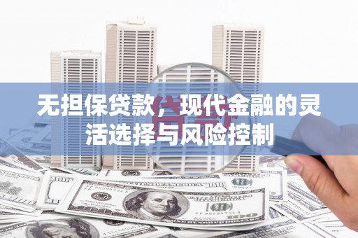 柳东无担保贷款，现代金融的灵活选择与风险控制