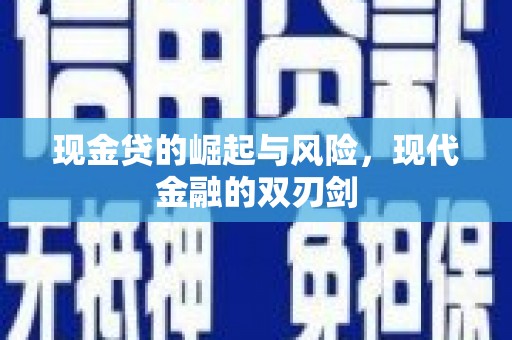 柳东现金贷的崛起与风险，现代金融的双刃剑