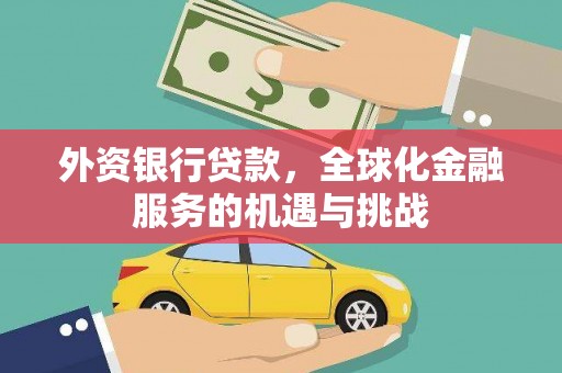 柳东外资银行贷款，全球化金融服务的机遇与挑战