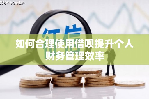 柳东如何合理使用借呗提升个人财务管理效率
