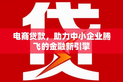 柳东电商贷款，助力中小企业腾飞的金融新引擎