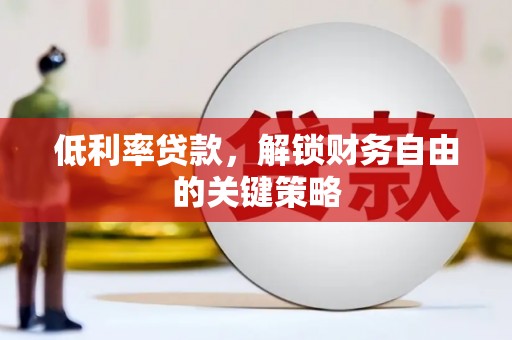 柳东低利率贷款，解锁财务自由的关键策略