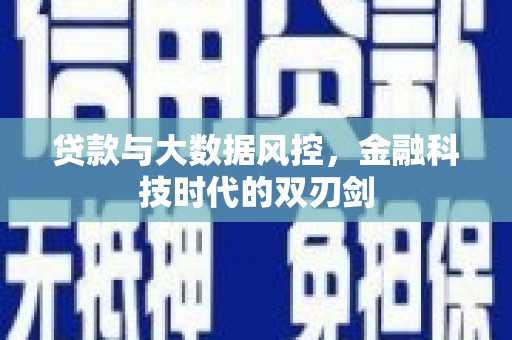 柳东贷款与大数据风控，金融科技时代的双刃剑