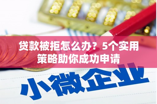 柳东贷款被拒怎么办？5个实用策略助你成功申请