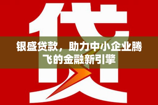 柳东银盛贷款，助力中小企业腾飞的金融新引擎
