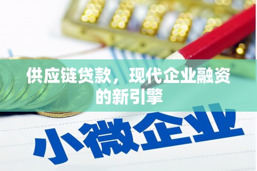 柳东供应链贷款，现代企业融资的新引擎