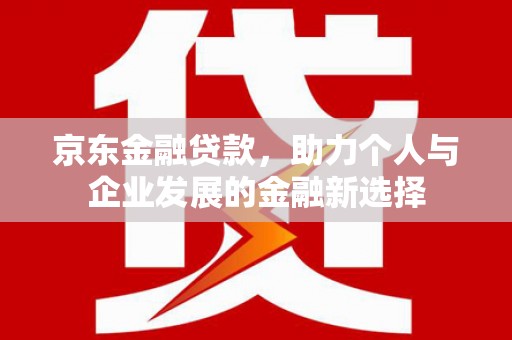 柳东京东金融贷款，助力个人与企业发展的金融新选择