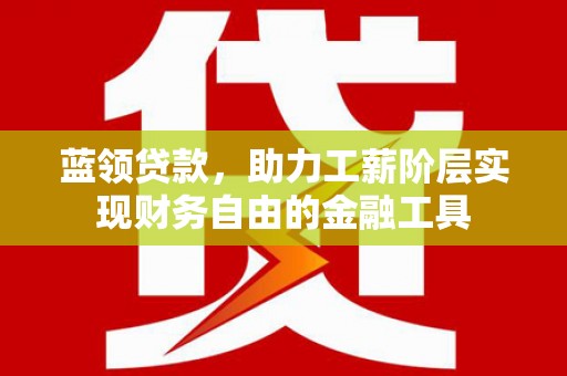 柳东蓝领贷款，助力工薪阶层实现财务自由的金融工具