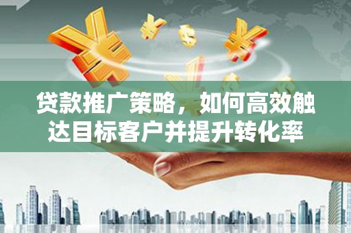 柳东贷款推广策略，如何高效触达目标客户并提升转化率