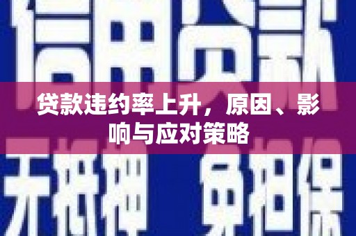 柳东贷款违约率上升，原因、影响与应对策略
