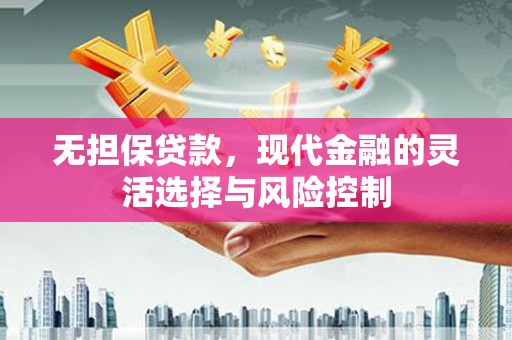 柳东无担保贷款，现代金融的灵活选择与风险控制