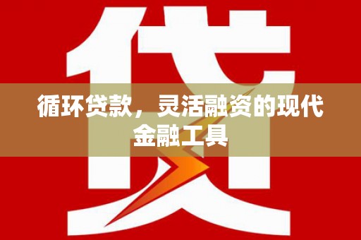 柳东循环贷款，灵活融资的现代金融工具