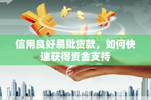 柳东信用良好易批贷款，如何快速获得资金支持