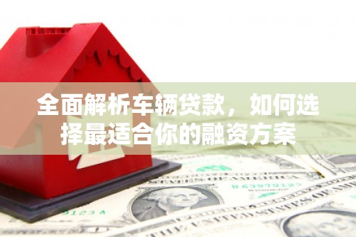 柳东全面解析车辆贷款，如何选择最适合你的融资方案