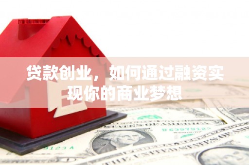 柳东贷款创业，如何通过融资实现你的商业梦想