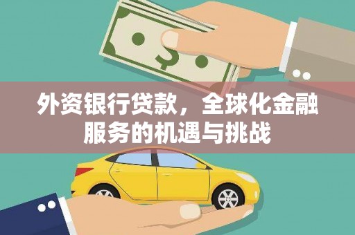 柳东外资银行贷款，全球化金融服务的机遇与挑战
