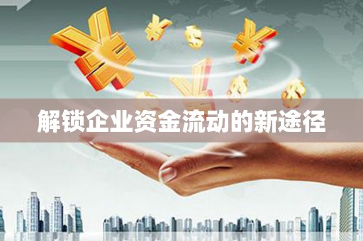 柳东解锁企业资金流动的新途径