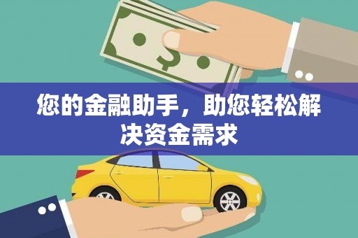 柳东您的金融助手，助您轻松解决资金需求