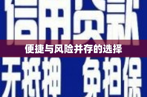 柳东便捷与风险并存的选择