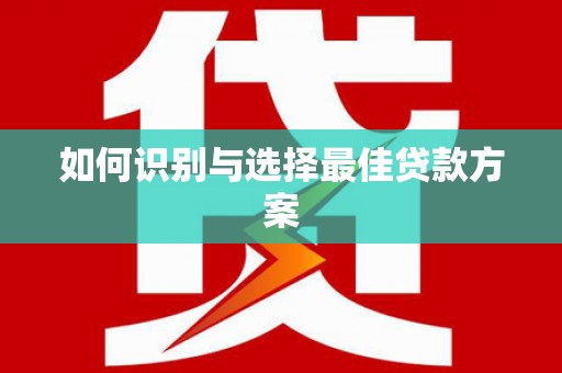 柳东如何识别与选择最佳贷款方案