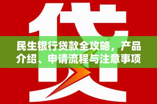 柳东民生银行贷款全攻略，产品介绍、申请流程与注意事项